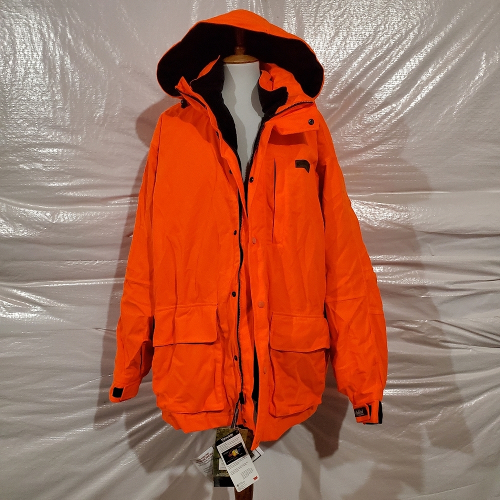 NWT Field & Stream Blaze Orange Quad Parka Sz XXL